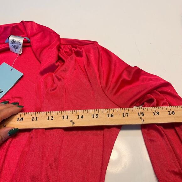 NWT Marciano Lavish Pink Plunge Neckline Romper Size Large - Picture 6 of 7